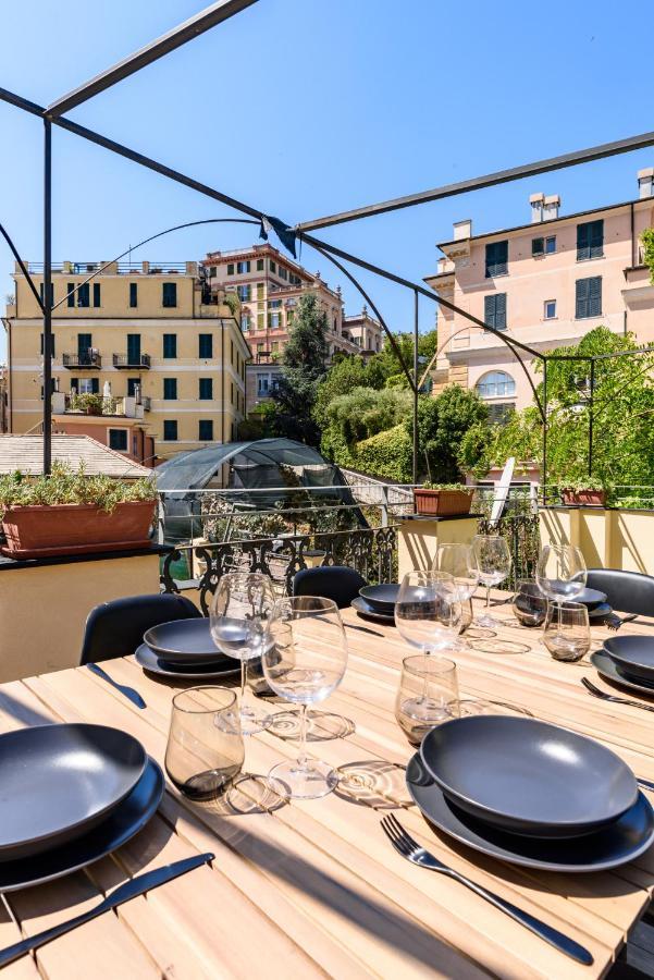 Esclusivo 130 Mq + Terrazzo Via San Vincenzo Appartement Genua Buitenkant foto