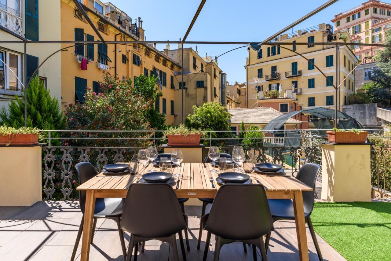 Esclusivo 130 Mq + Terrazzo Via San Vincenzo Appartement Genua Buitenkant foto